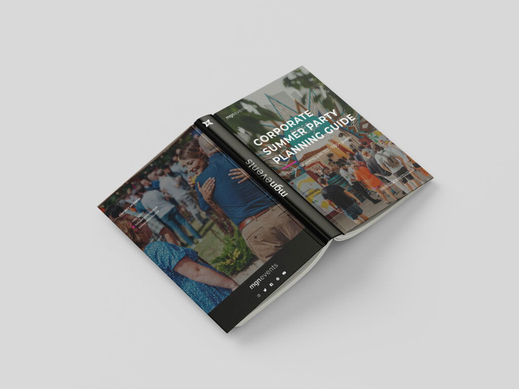 Corporate Summer Party Guide Book Cover
