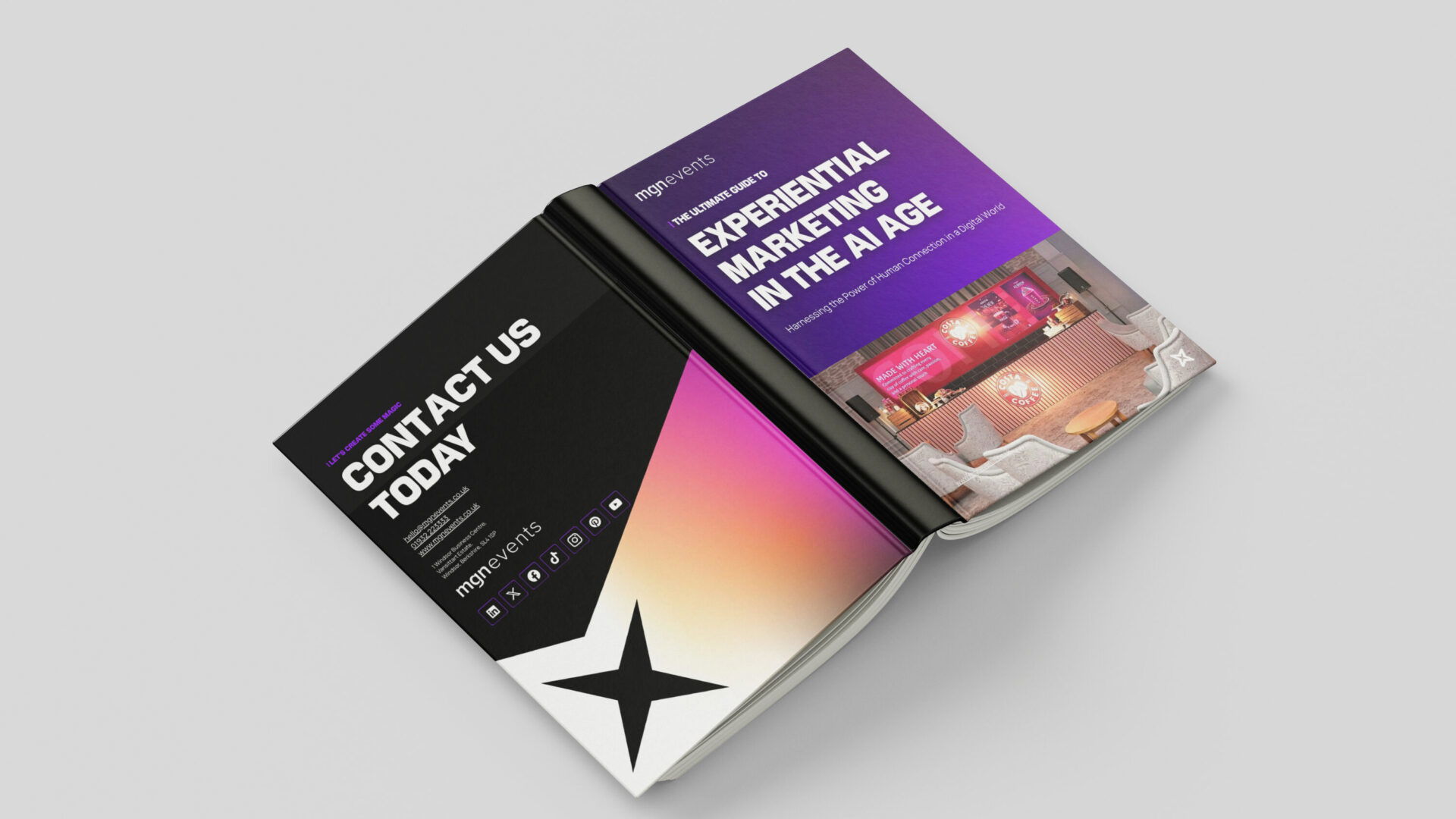THE ULTIMATE GUIDE TO EXPERIENTIAL MARKETING IN THE AI AGE | MGN Events Experiential marketing guide cover image
