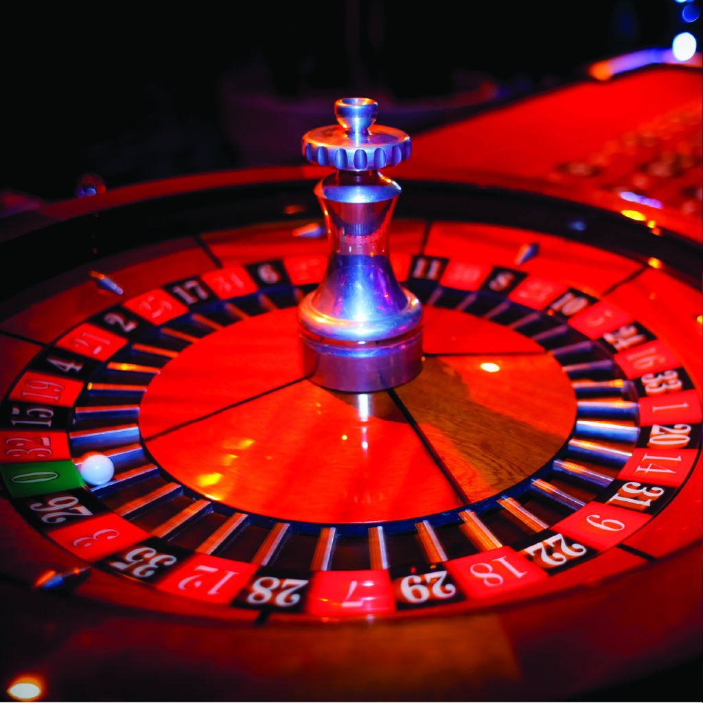 Russian roulette wheel